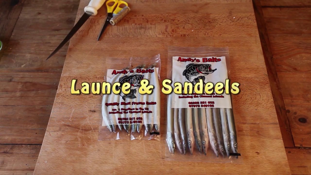 Bass Fishing Baits - How To Fish Launce and Sandeels