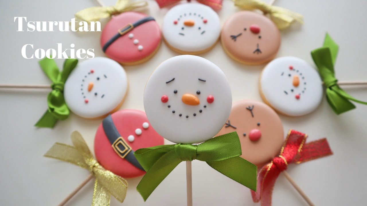 ロリポップクッキー・棒付きクッキーの作り方/クリスマスアイシングクッキー/christmas cookies/icingcookies