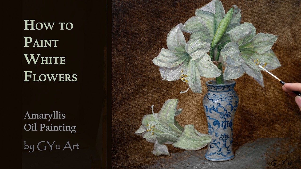 How to Paint Flowers in Oil, Painting Process from Start to Finish, Old Masters Style, Vintage Vibe