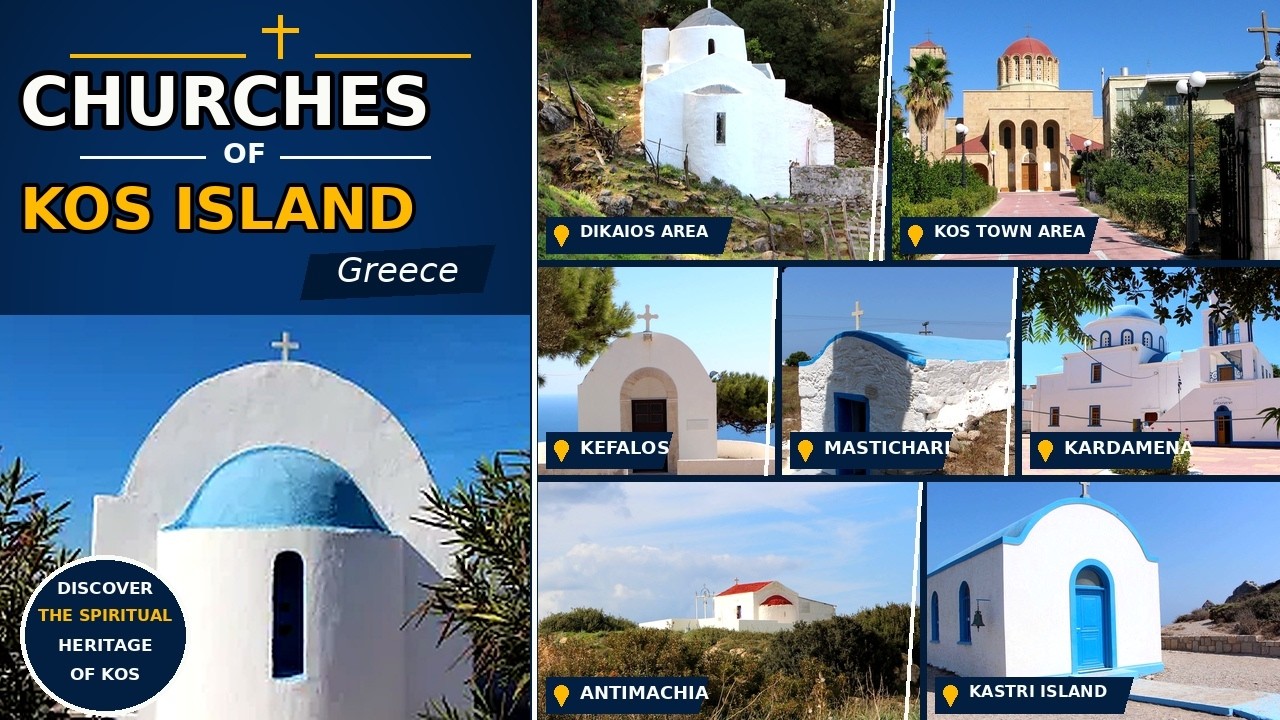 Orthodox Churches on the island of Kos in Greece.
