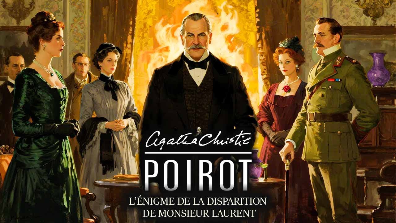 Hercule Poirot livre audio : L’Énigme de la Disparition de Monsieur Laurent