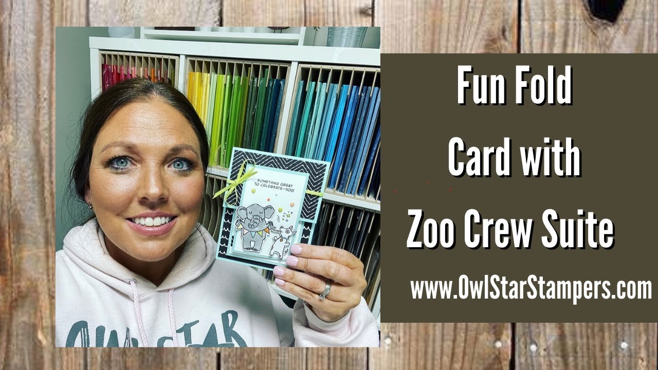 Making a Fun Fold Card with the Zoo Crew Stampin’ Up! Suite Collection