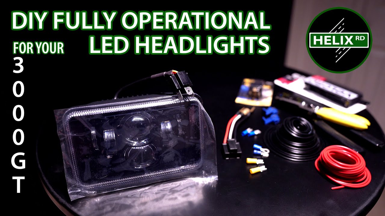 3000GT LED Headlight Conversion DIY Harness