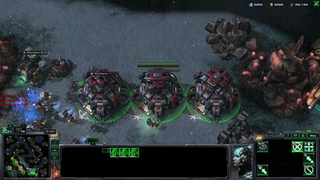 SCV Power – I Destroy the AI with Only SCVs! | StarCraft II Crazy Gameplay
