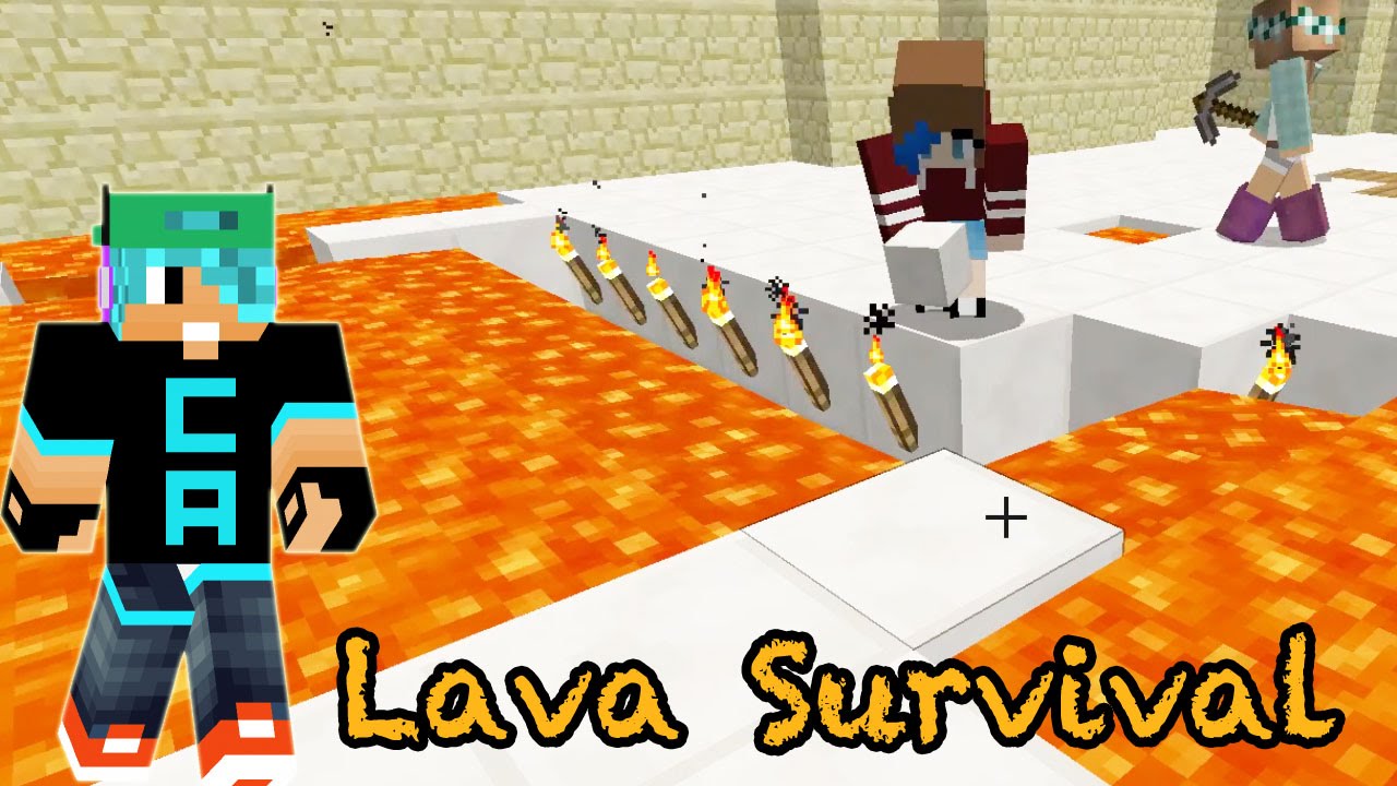 Minecraft / Lava Survival / Get out of my hidey hole! / Radiojh Games