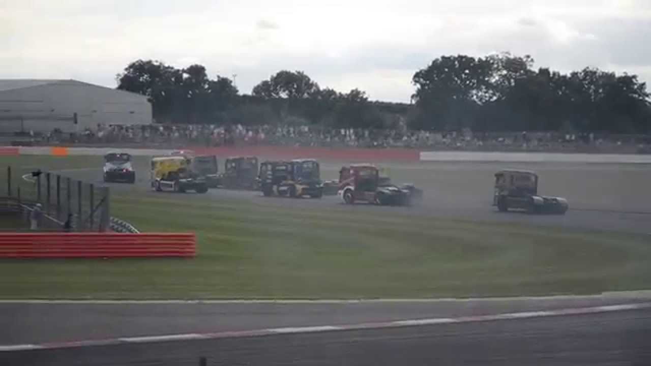 British Truck Racing BTRA Superfinal action at Silverstone 9th AUG 2015