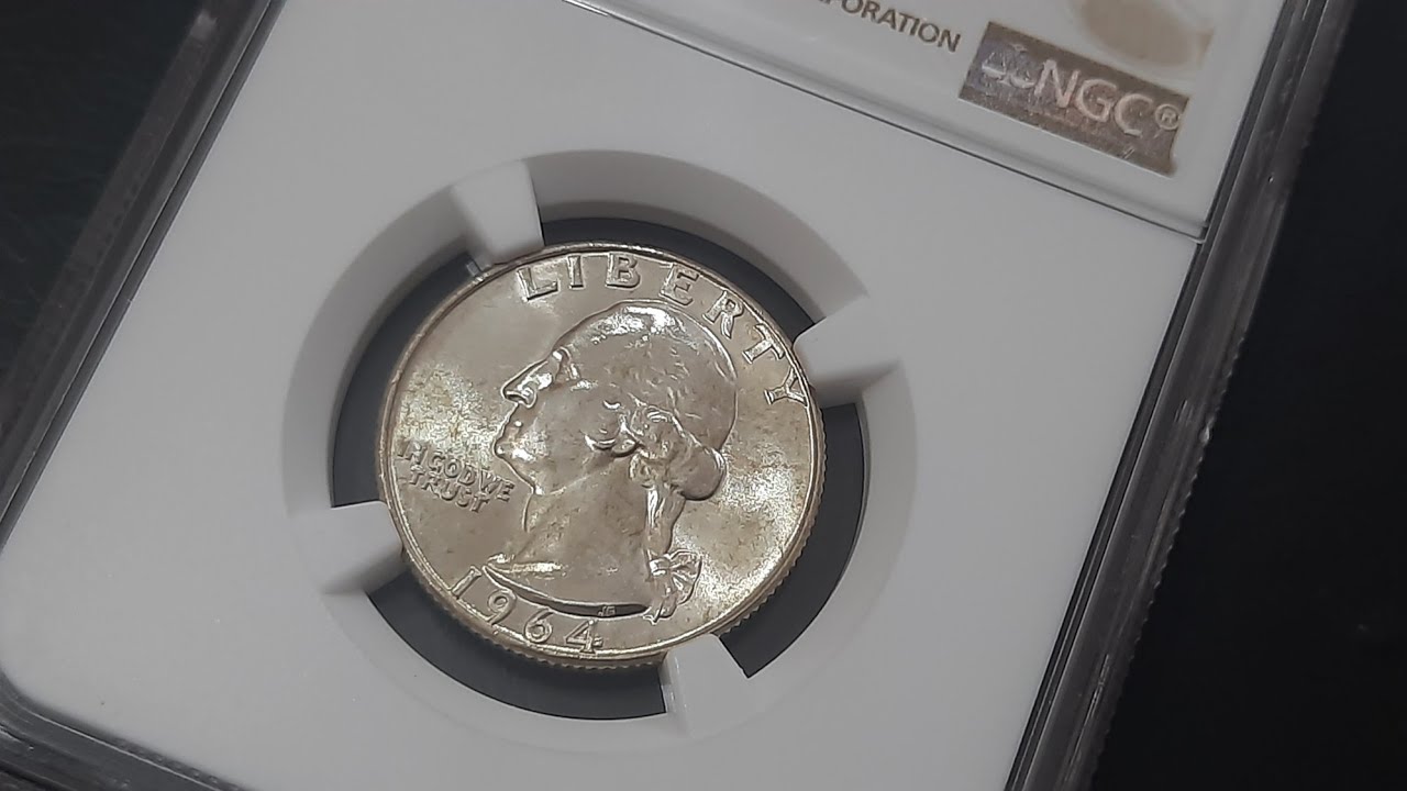 Washington Silver Quarter 1964 United States | NGC Coin