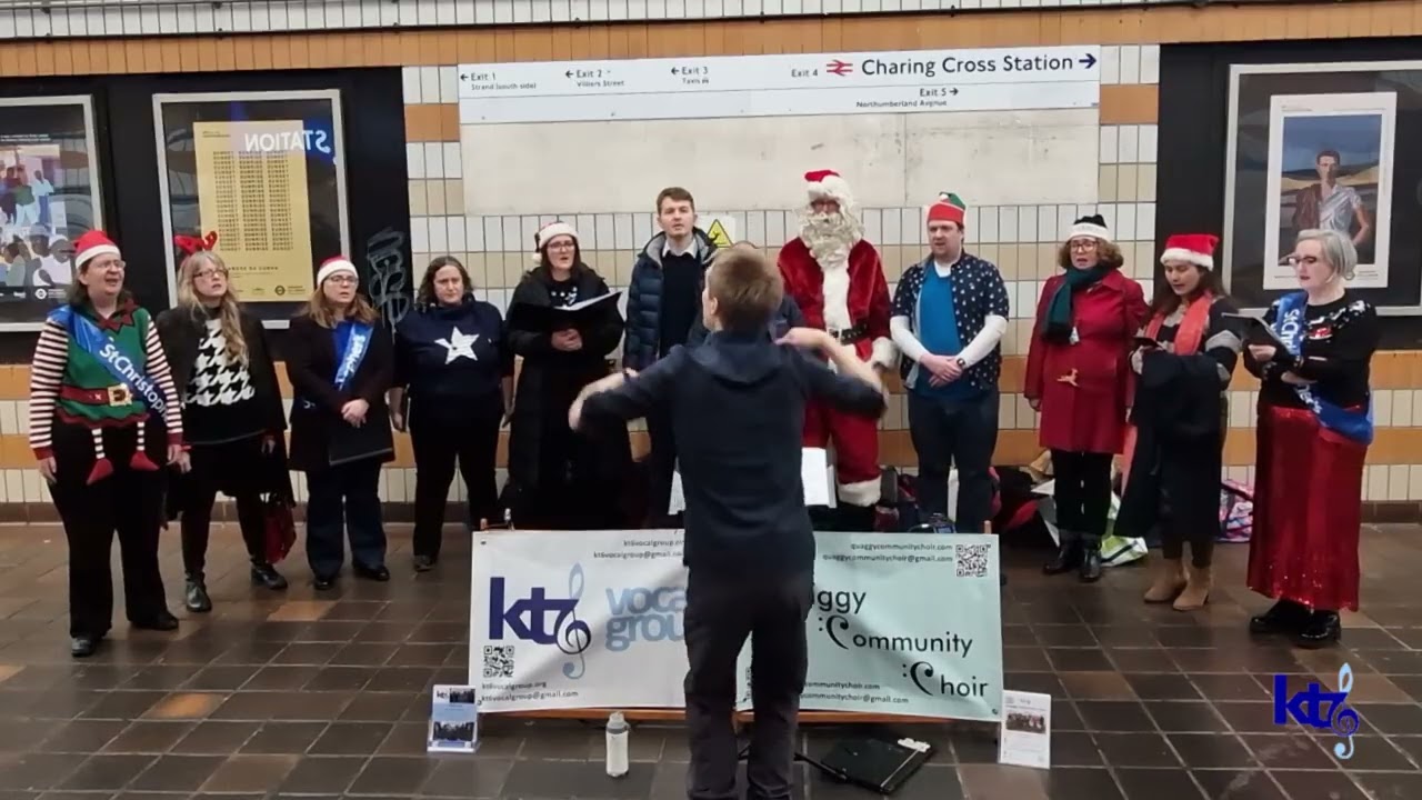 A Spaceman Came Travelling @ Charing Cross (Dec'25) - KT6 Vocal Group