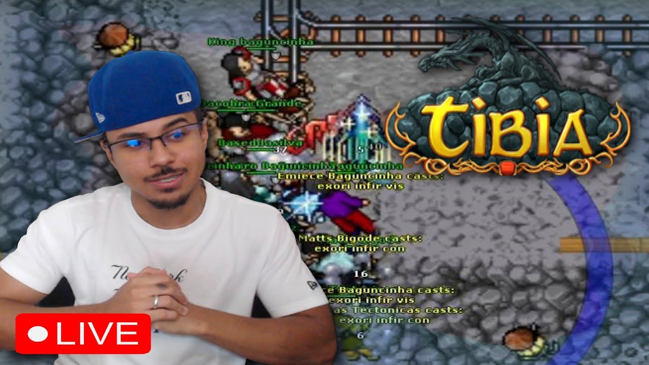 🕹️ Ao Vivo - Tibia Global - Dracobra New Open PvP - Dia 76.  ❗Links ❗Pix