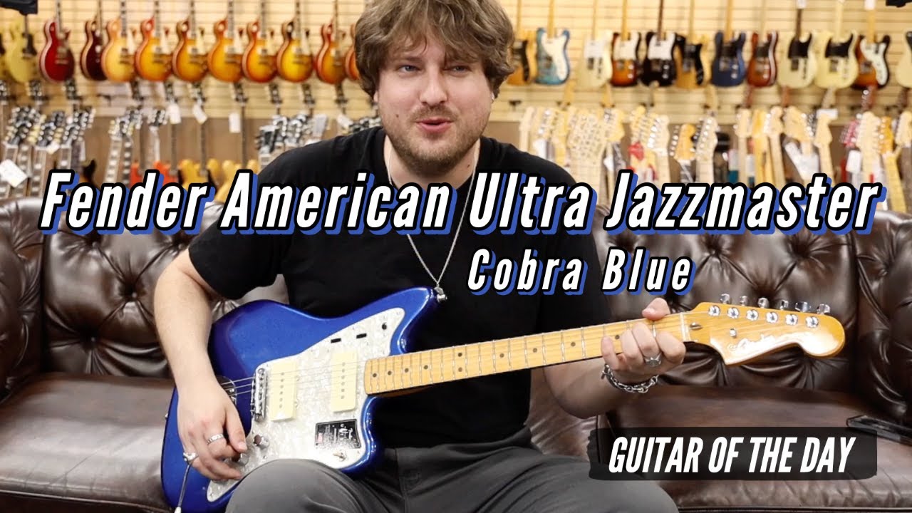 2023 Fender American Ultra Jazzmaster Cobra Blue | Guitar of the Day