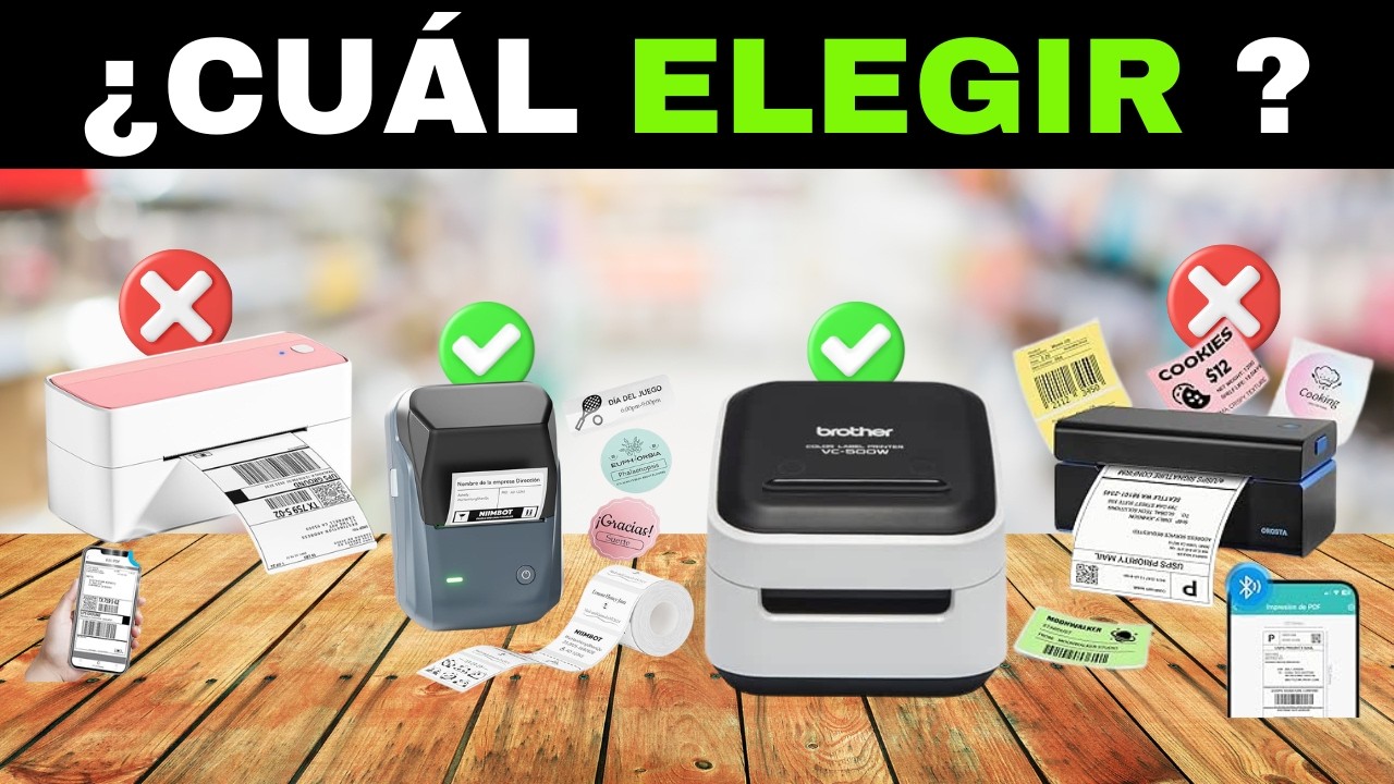✅ 7 Mejores Impresoras de Etiquetas [2026] 📦 Compactas Profesionales para Negocios