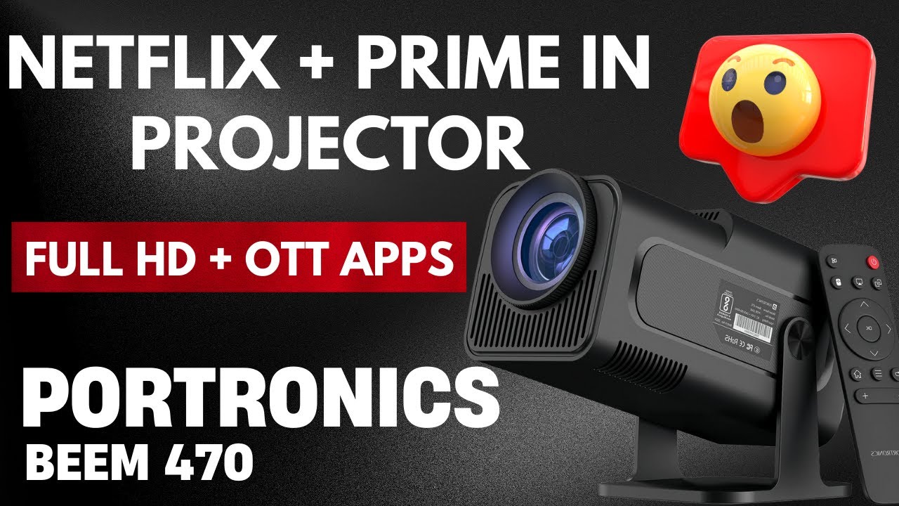 Best Budget Projector 2025? Portronics Beem 470 Review | Full HD, Netflix & Prime