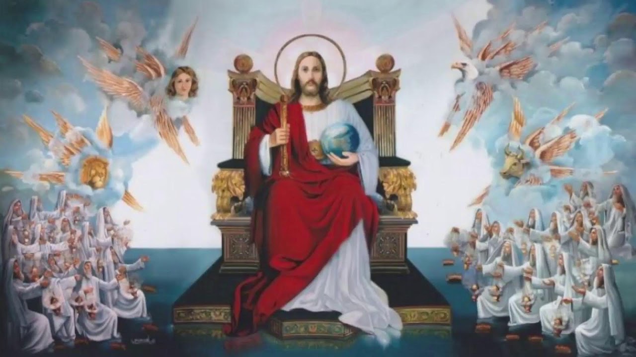 القداس الالهى من كنيسه الشهيد العظيم مارجرجس بعزبه الكسان منفلوط