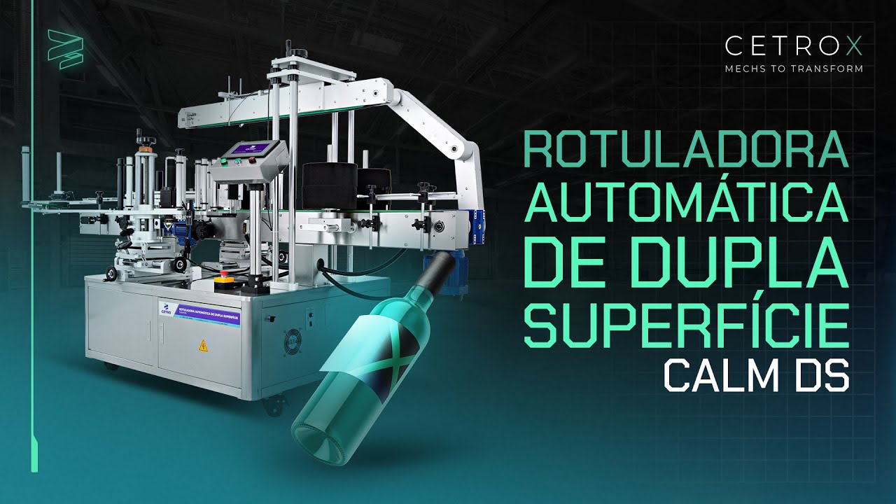 Rotuladora Automática de Dupla Superfície CALM DS