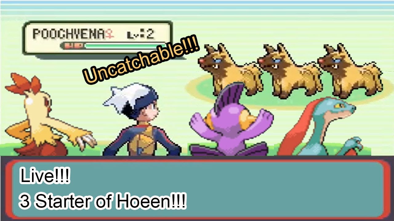 Live Shinys de Hoeen!!! (+3 Uncatchable Poochyena)