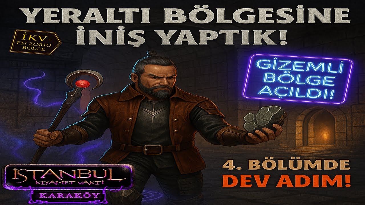 İKV'nin EN ZOR BÖLGESİNDEYİZ! BÜYÜCÜNÜN YERALTI DOMİNASYONU! | İSTANBUL KIYAMET VAKTİ | #ikv #mmorpg