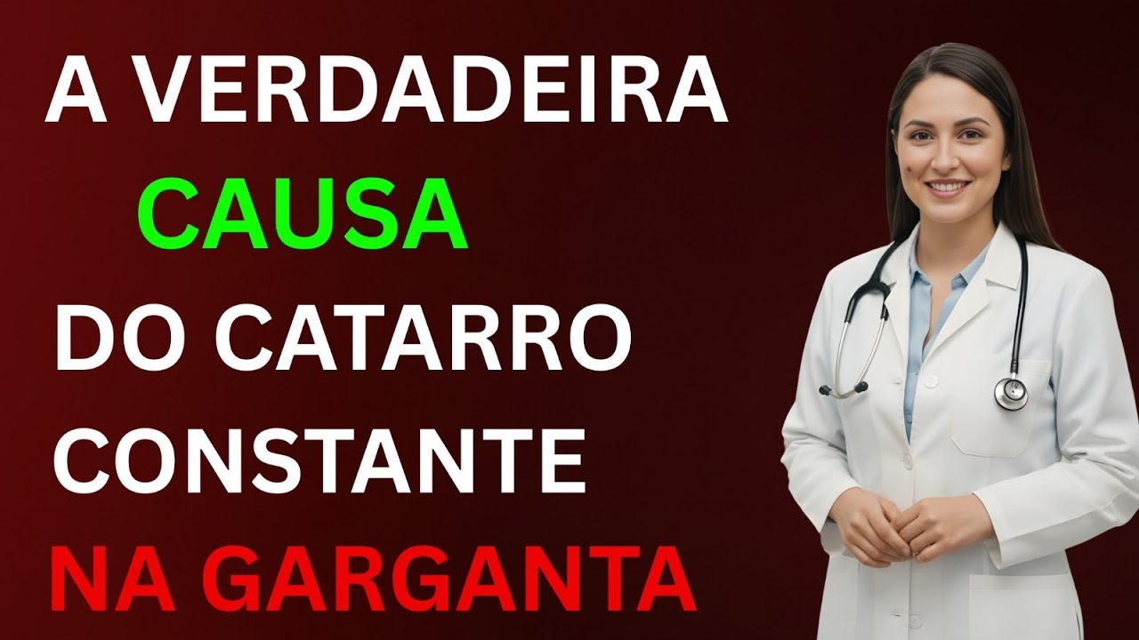 ERDADEIRA Causa do Catarro Constante na Garganta | Saúde Sênior | Dra. Tânia Rios