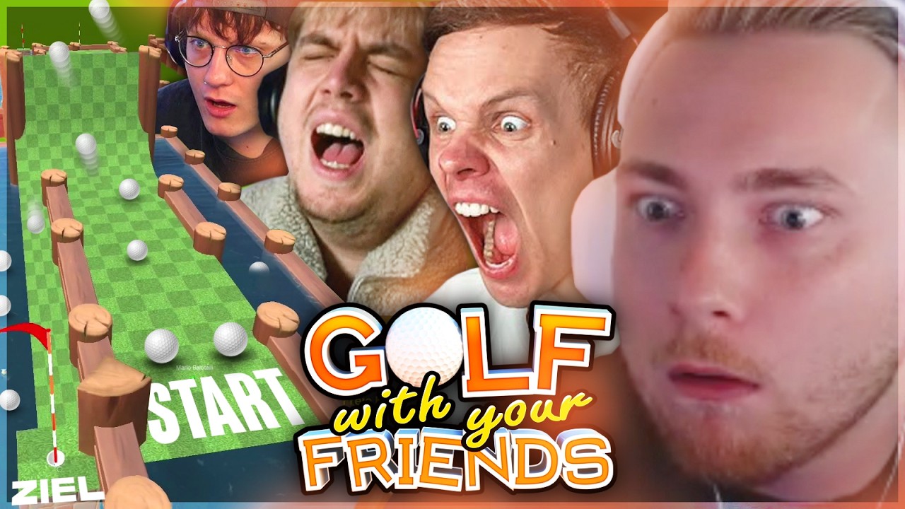 ⛳ HÄRTESTE GOLF CHALLENGE! 😱 ft. Sascha, Kroko, Niek & treelover462 🔥 | SolutionPlayz