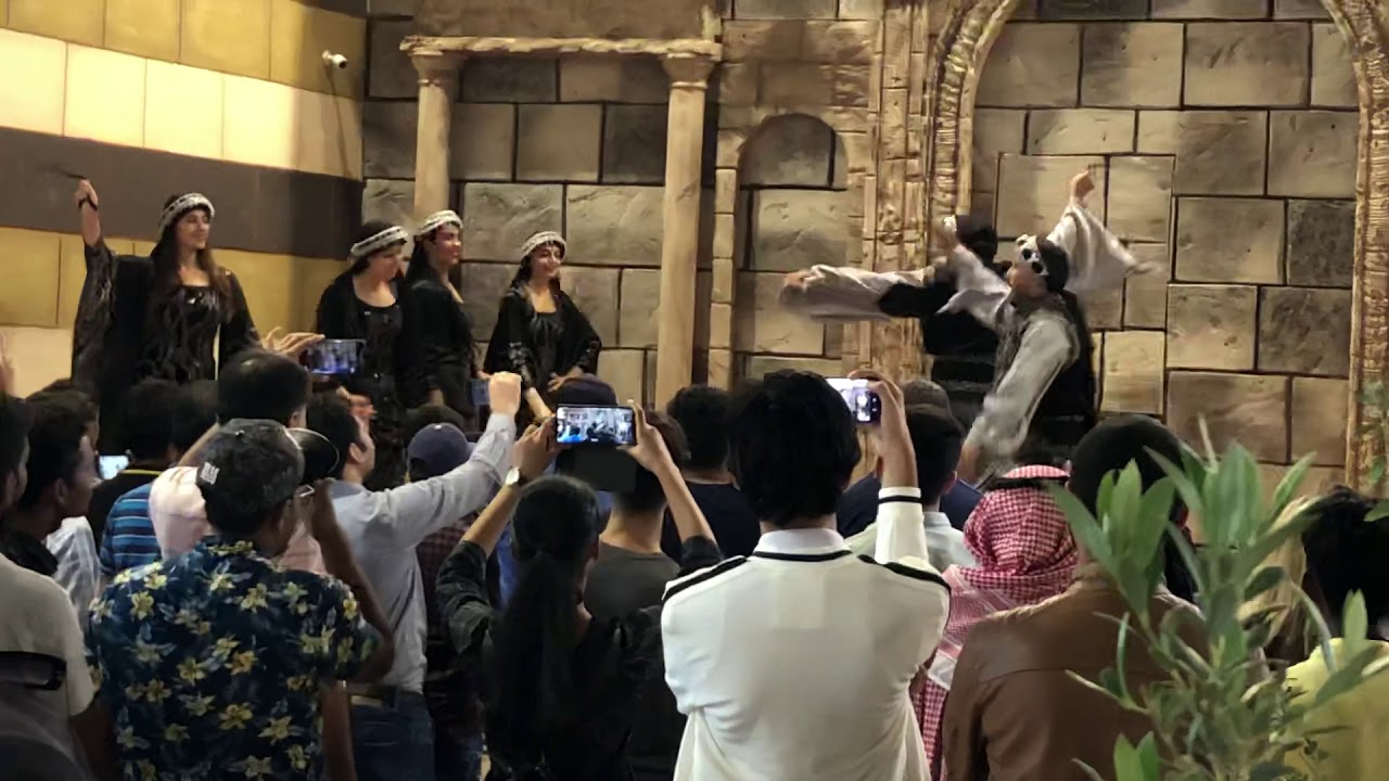 Traditional Syrian Dance at Global Village, Dubai 2019.