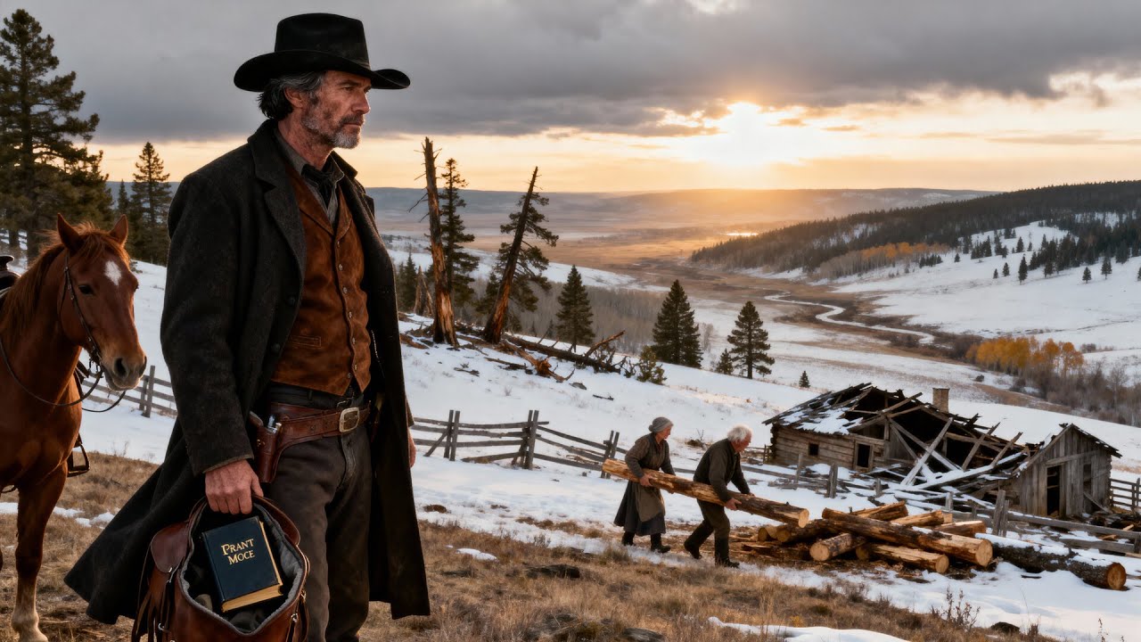 Millionaire Cowboy Saw an Old Couple Rebuilding After the Storm — Then He Said “All Stop Now…”