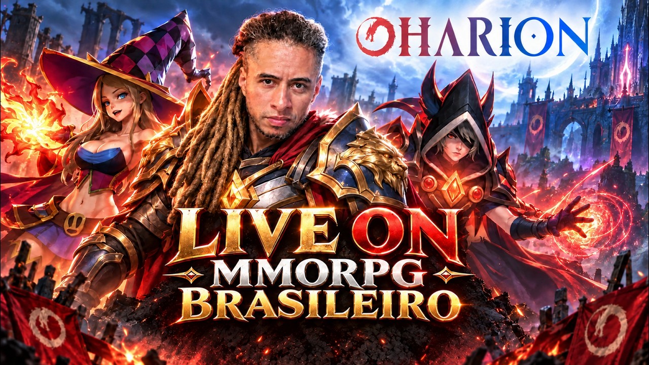LIVE ON: JOGANDO OHARION - MMORPG BRASILEIRO