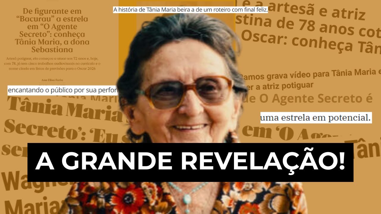 A história da atriz TÂNIA MARIA (a senhora de 78 anos que pode CONCORRER ao OSCAR)