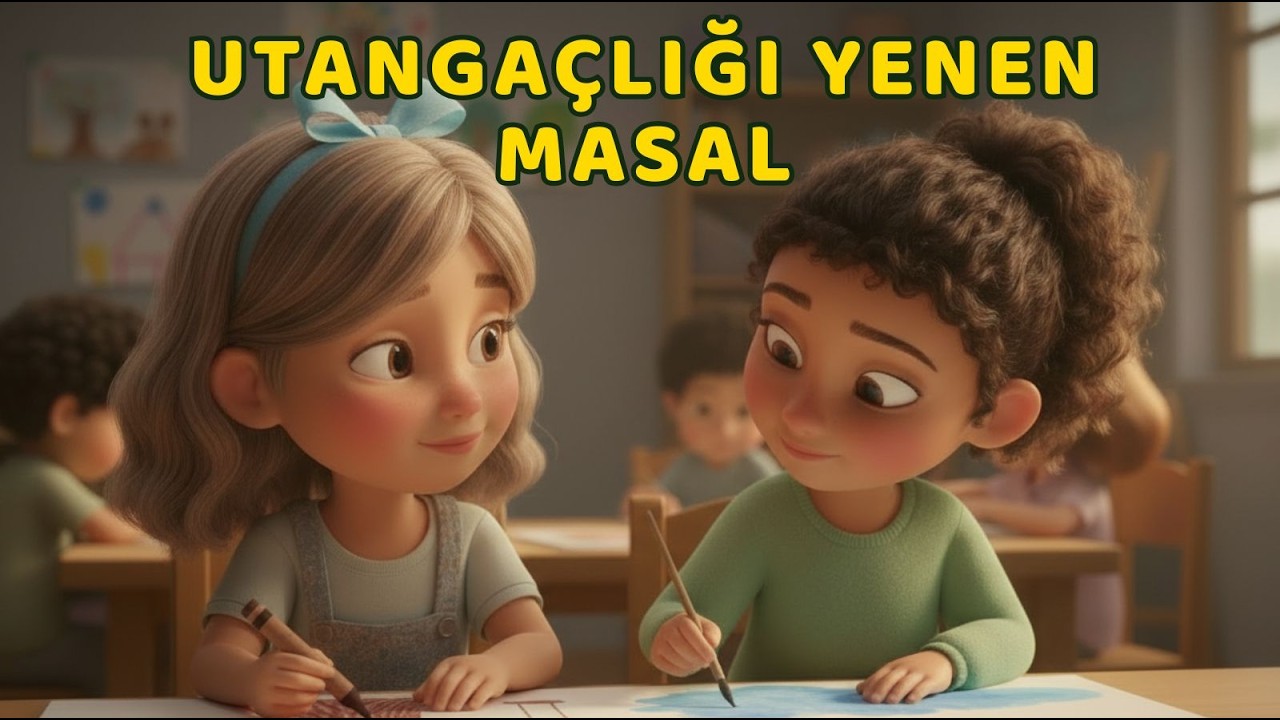 Utangaç Çocuklar İçin Uyku Masalı – Arya'nın Cesur Adımı 💛 Özgüven ve Sosyal Kaygı Hikayesi