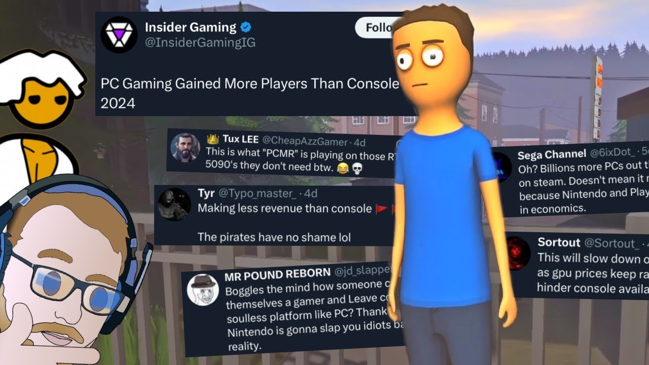 PC Gaming is Growing More Than Consoles and the Fanboys are NOT Happy About It...