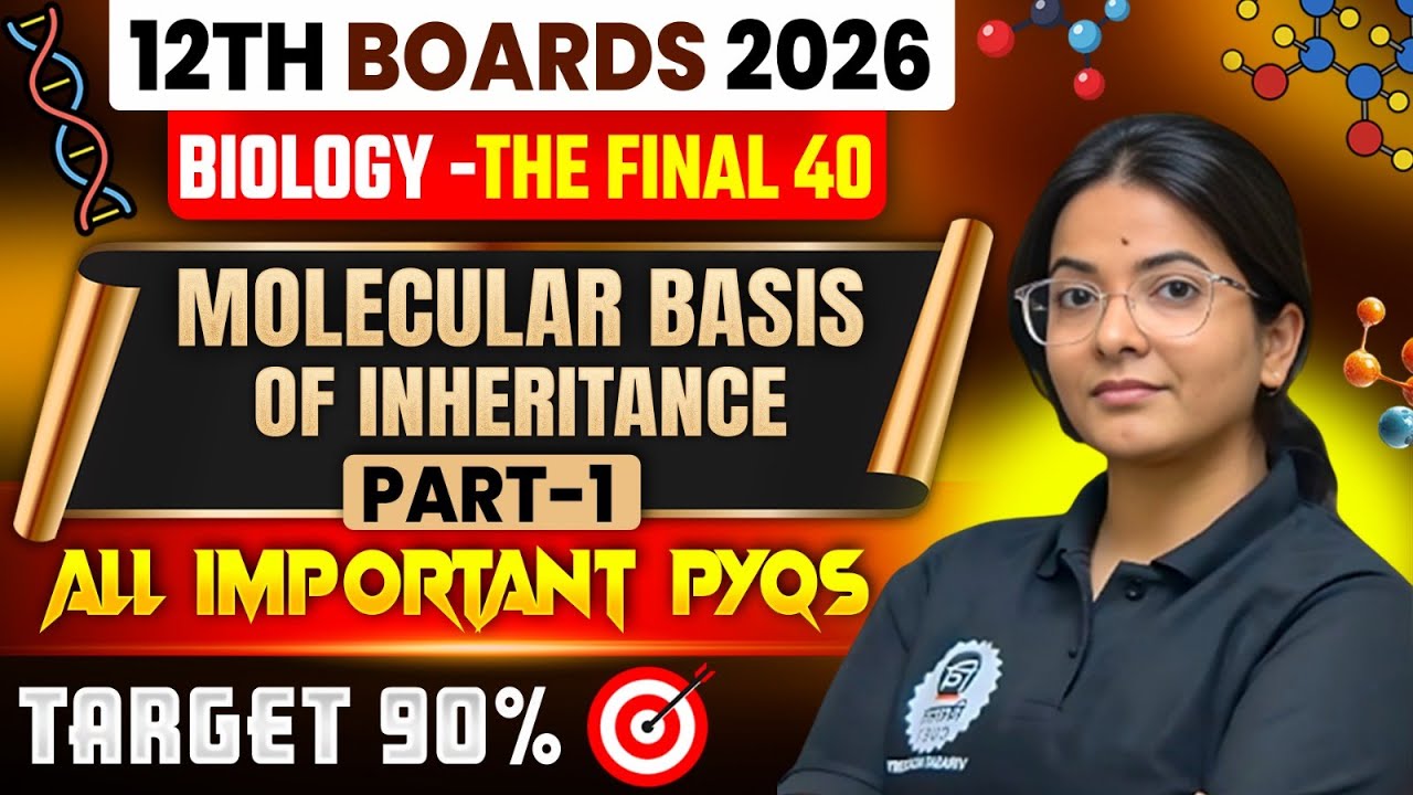 Molecular Basis of Inheritance One Shot | Class12th Biology | By Nivedita mam | #boards #CUET #neet