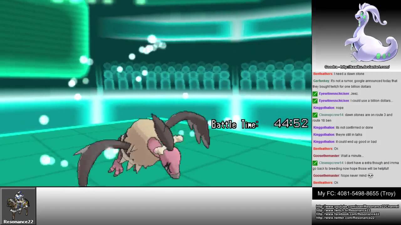 Pokemon X/Y Wifi Battle #31: Resonance22 vs DarkTrout (Scarfed Heliolisk)
