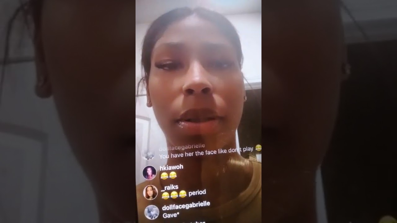 Martrell Holt mistress/Babymom Arionne on IG live  LAMH