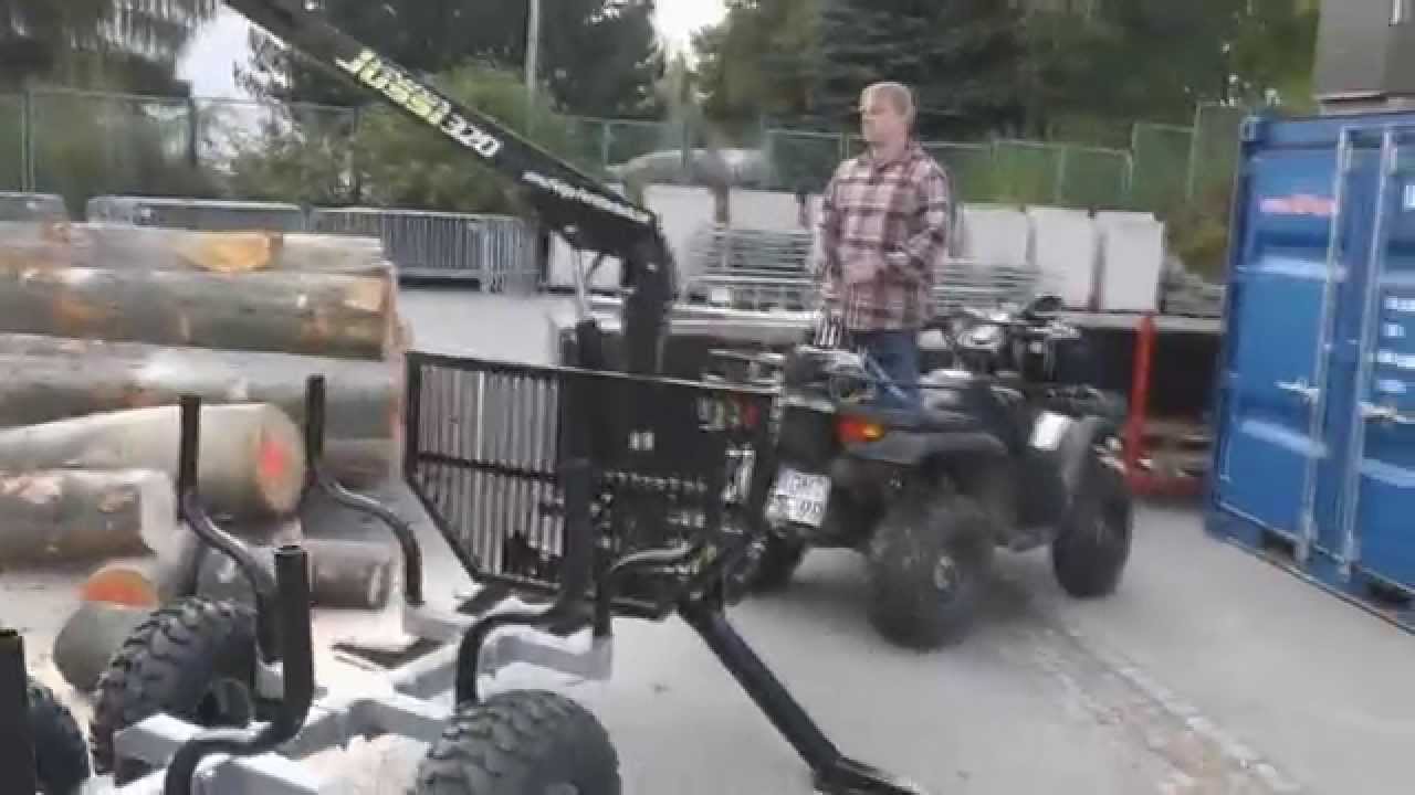 Vahva Jussi 320+Polaris 500 Sportsman auf Forst&Holz in Chemnitz 2014