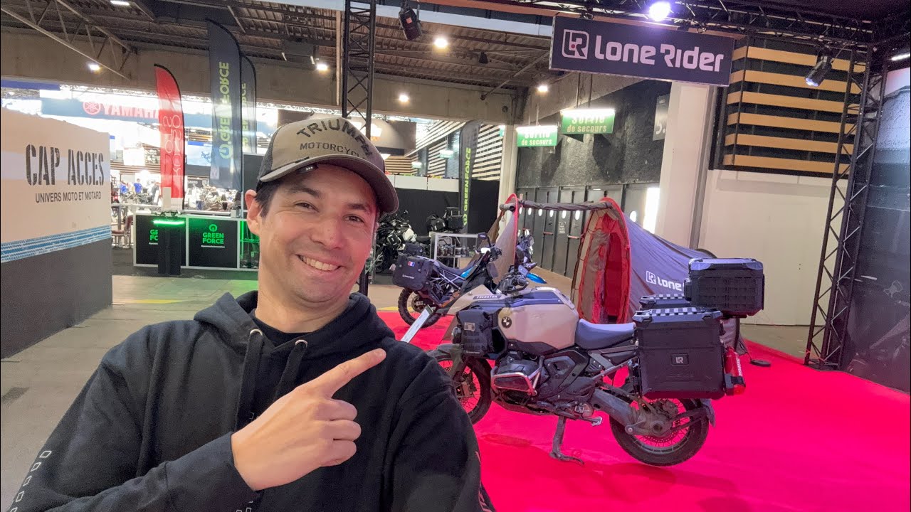 ON Y EST ! Je vous montre où se trouve le stand Lone Rider pour me trouver au salon moto Lyon 2026 😁