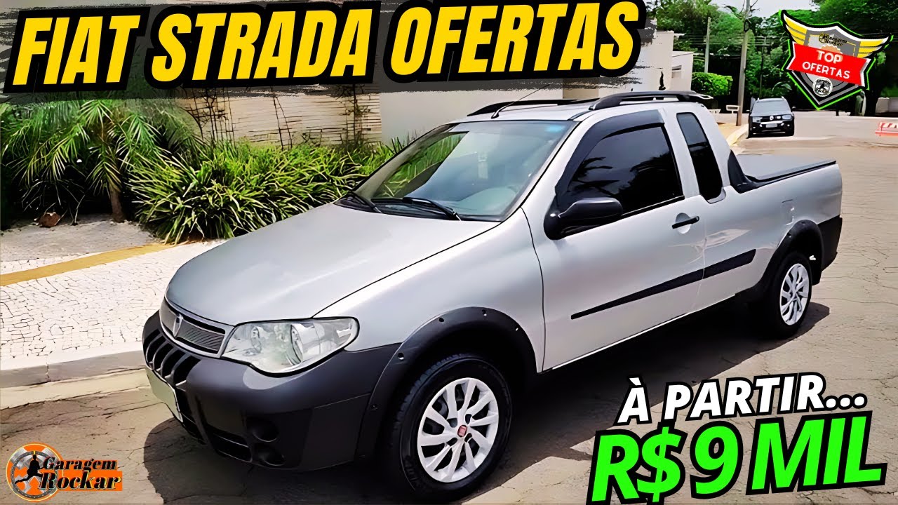 PICK UP FIAT STRADA a VENDA à PARTIR de 9 MIL #fiatstradabarata #stradacabineestendida #utilitário