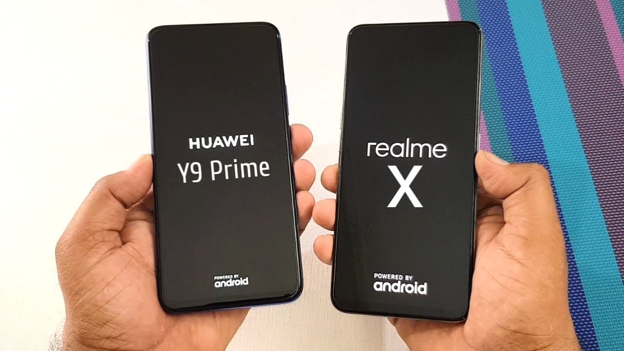 Compare Speed & Camera Huawei Y9 Prime (2019) with Realme X