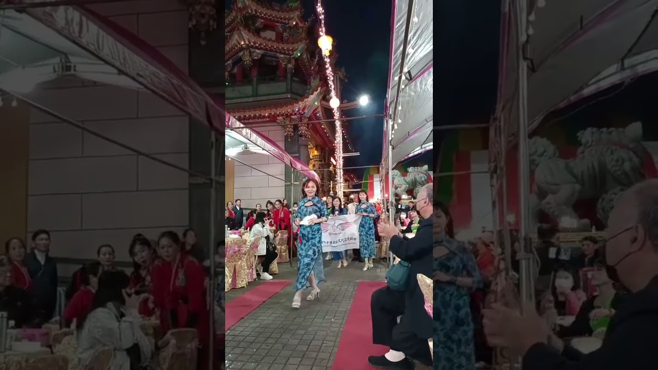 台南市百老匯新春團拜~入場走秀鳳陽花鼓（李淑芬自編）