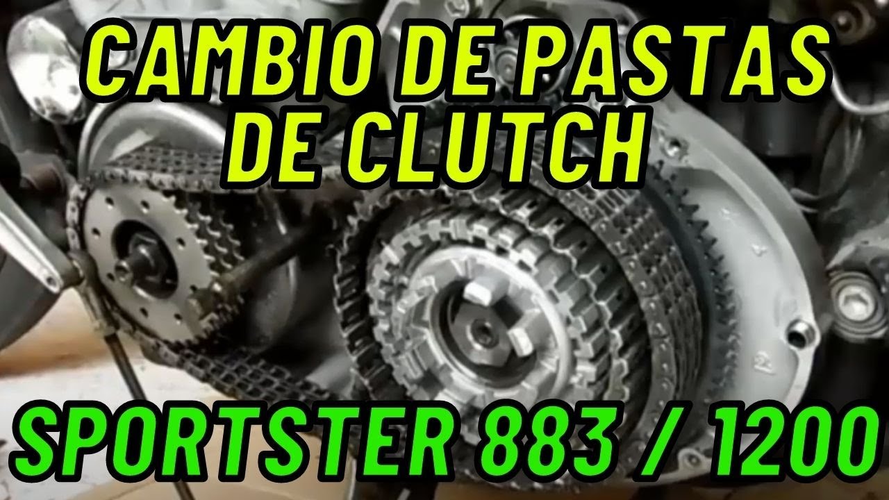 Como cambiar pastas de Clutch de la Sportster 883 / 1200 / Buell Blast 500 #SportSter883 #tutorial
