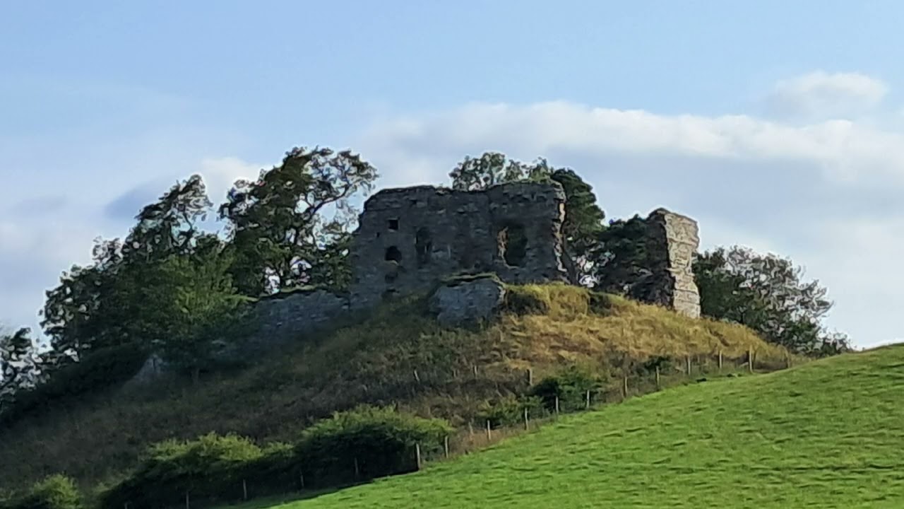 Skelbo Castle on the banks of Loch Fleet, near Dornoch, Scotland 