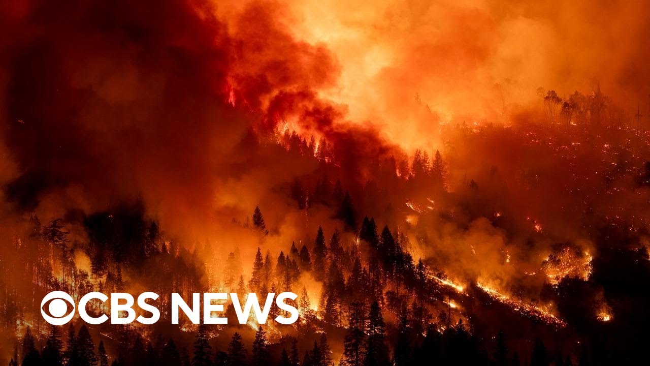 Park Fire before-and-after photos as blaze rages on