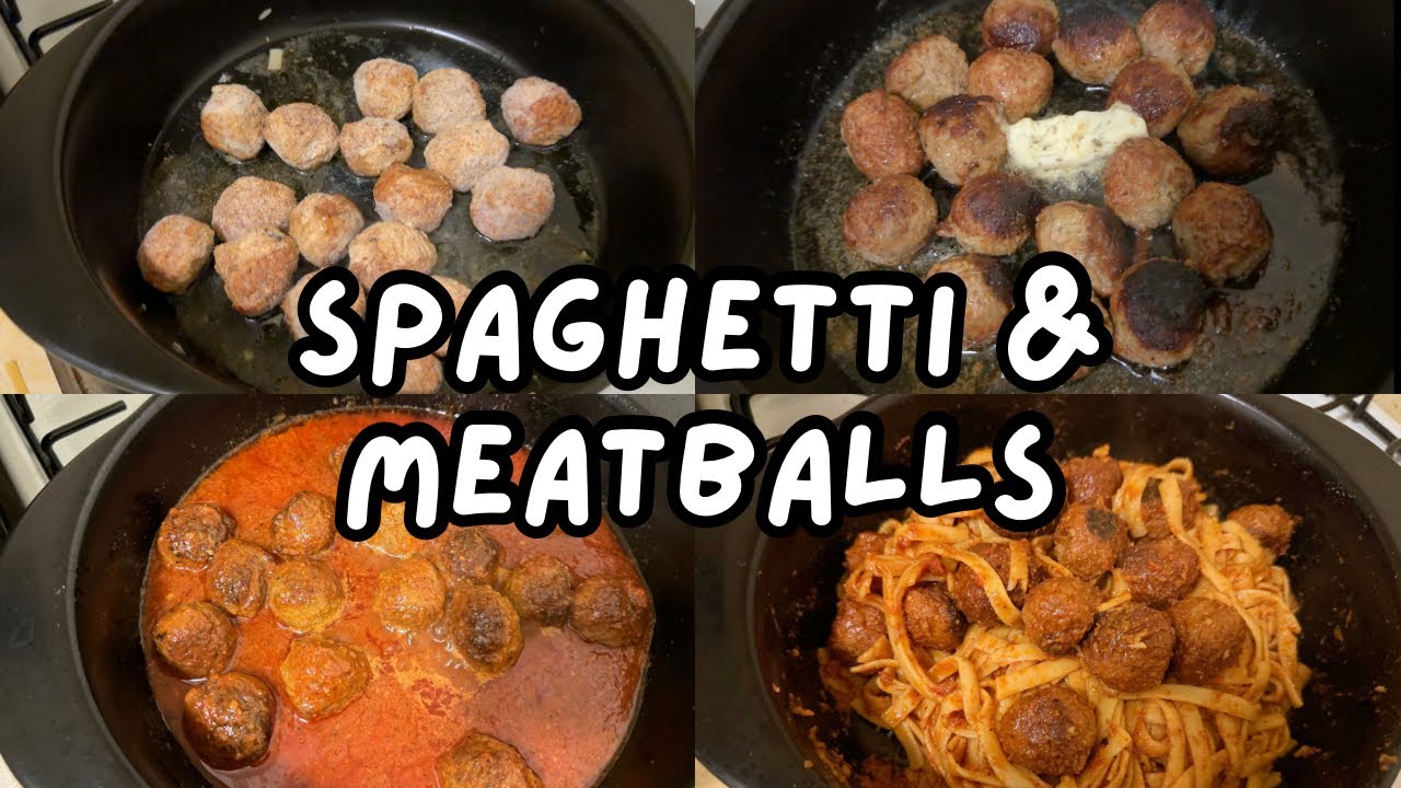 Lazy Girl Spaghetti & Meatballs (only took 10 minutes) 