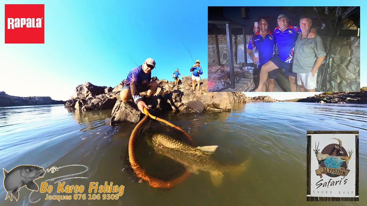 Fishing the Orange River with Rapalas at Slypsteen Safari's