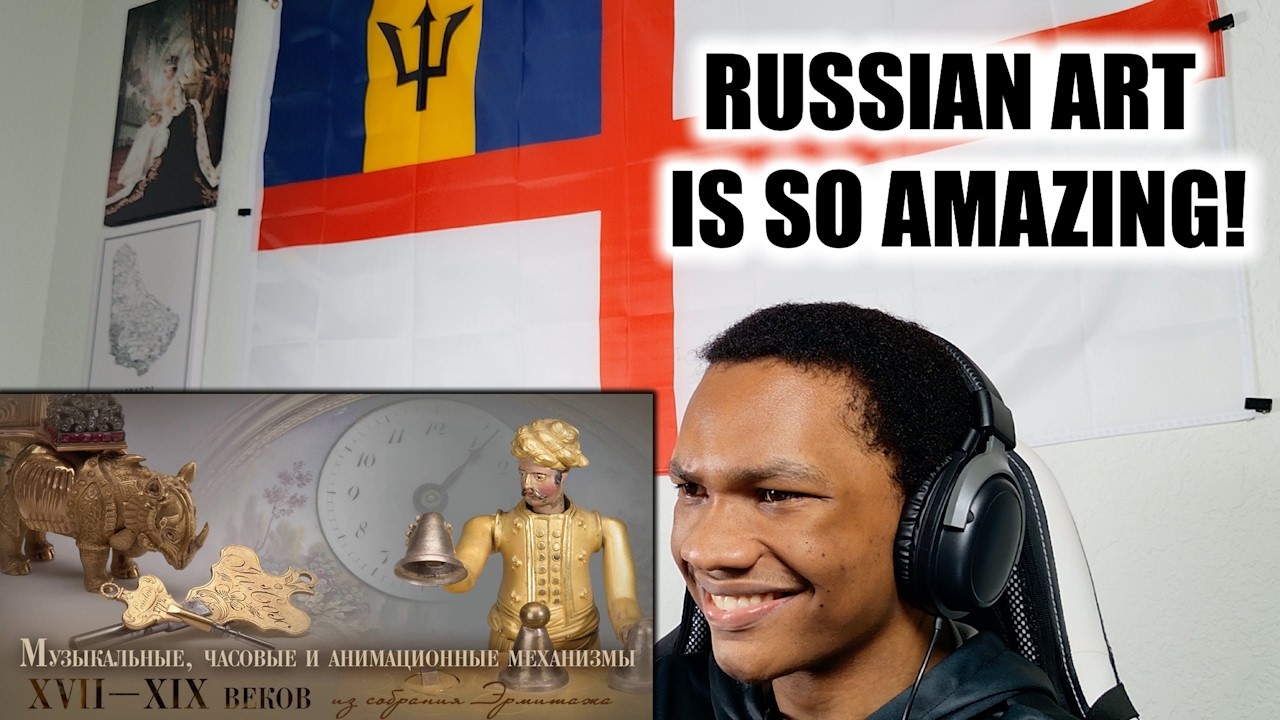 BRITISH CARIBBEAN GUY REACTS TO HERMITAGE MEUSEUM MECHANICAL COLLECTIONS IN RUSSIA REACTION