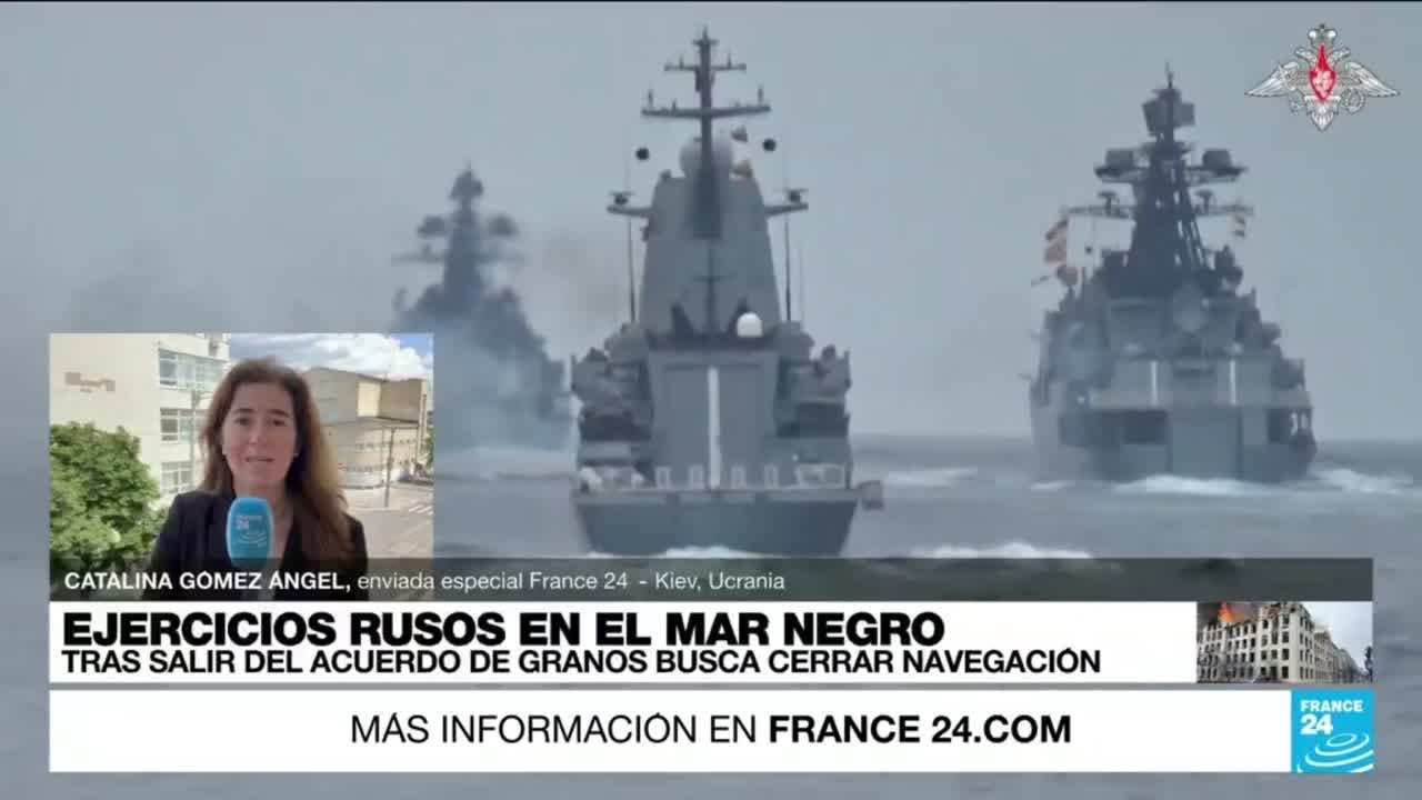 Informe desde Kiev: Rusia realizó ejercicios militares en el Mar Negro