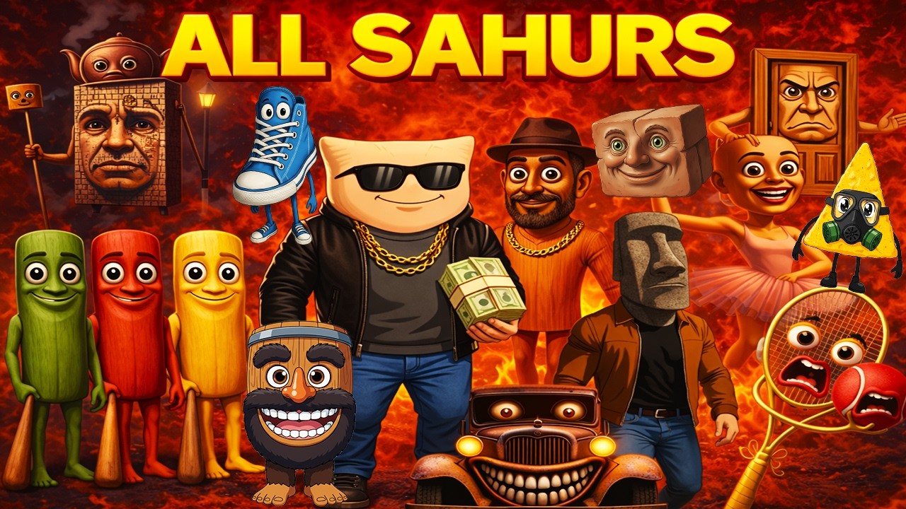 ALL SAHURS (Epic Brainrot Anime Opening 2026) | Official Music Video