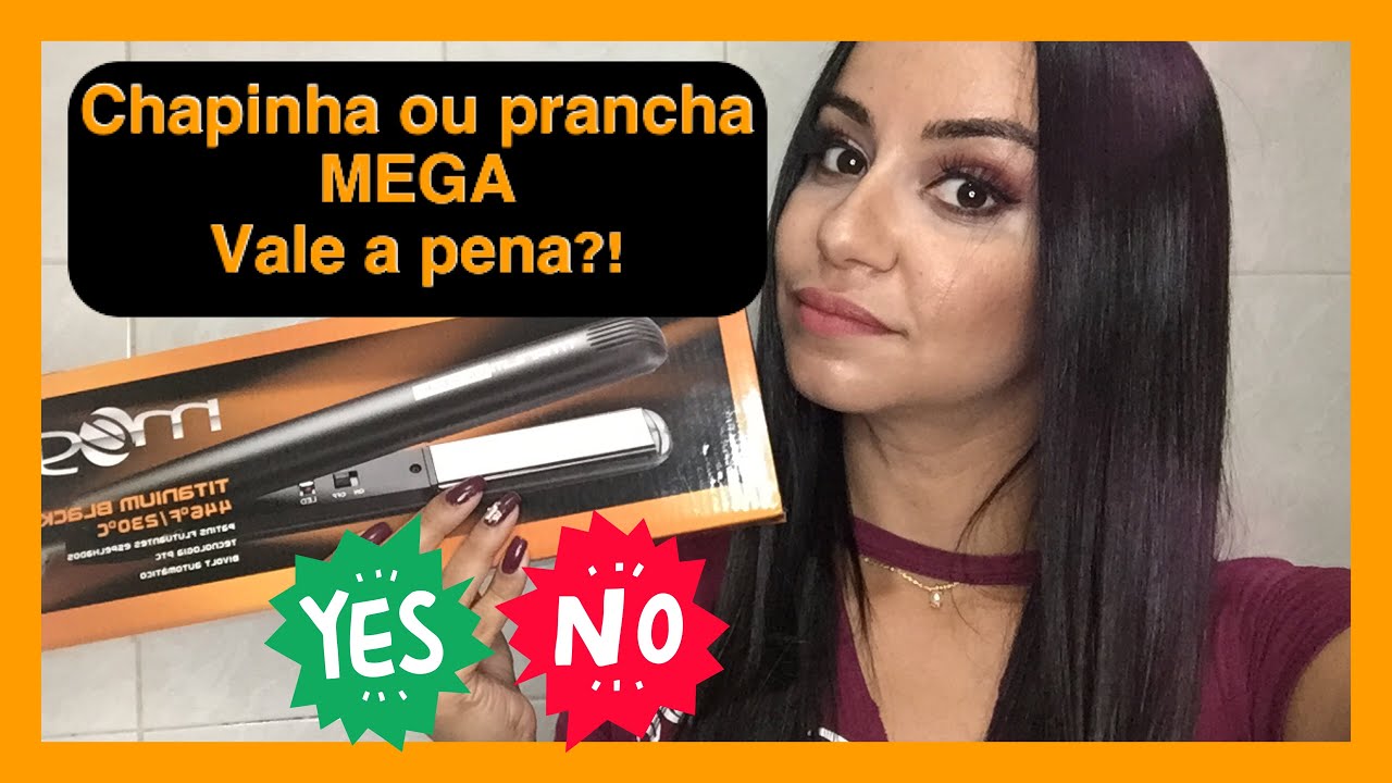 Resenha Chapinha Prancha Black Titanium Mega Vale a pena ?!
