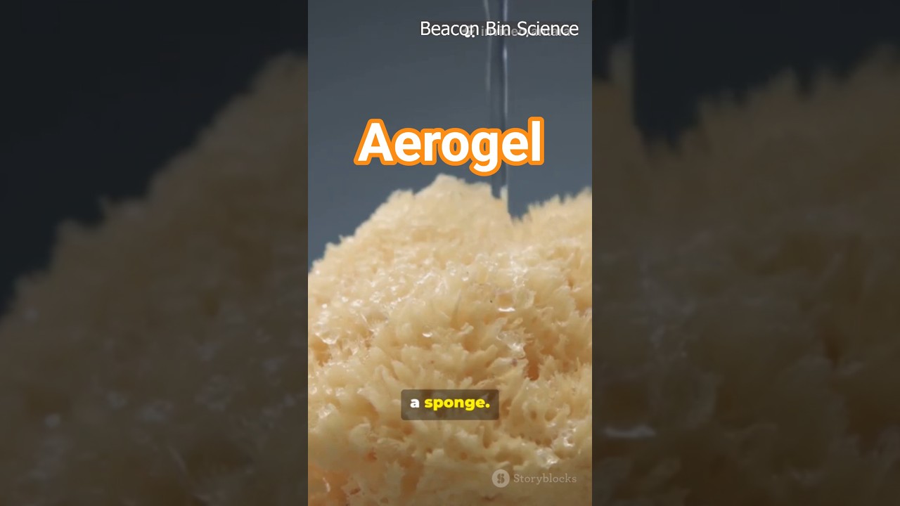 This Sponge Could End Droughts (Aerogel Explained) #scienceexplained #facts #experimnent