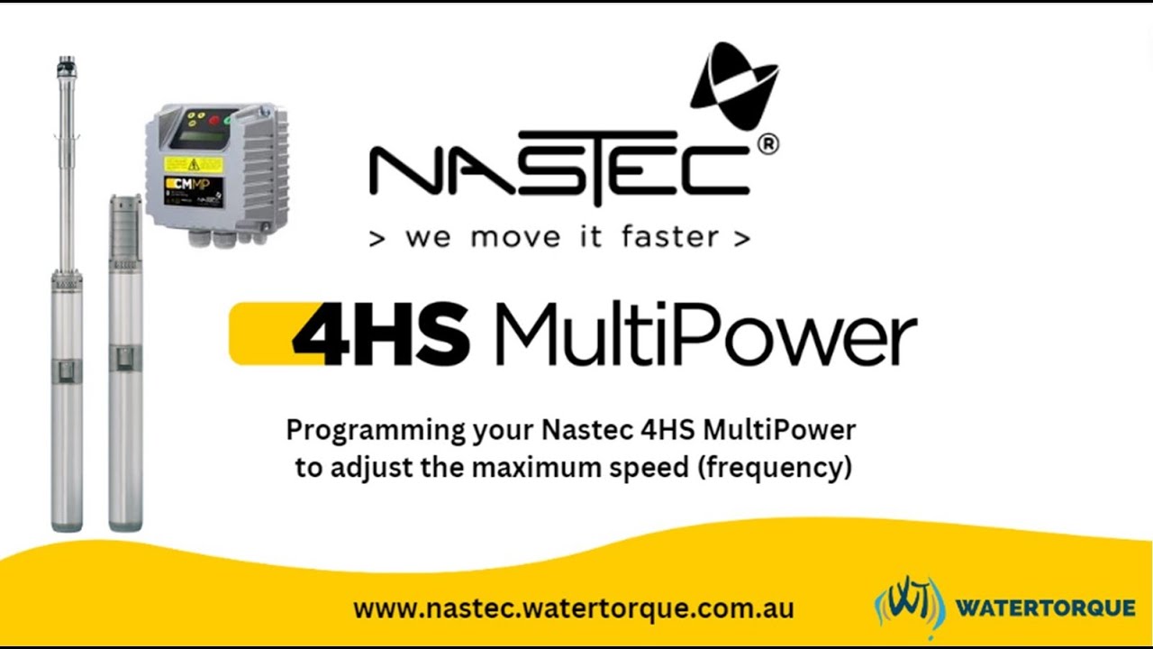 Adjust your Nastec 4HS MultiPower maximum speed frequency