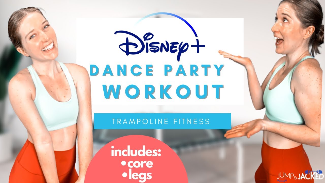 Disney Dance Party Workout - Trampoline Fitness with Core & Legs (Encanto included)