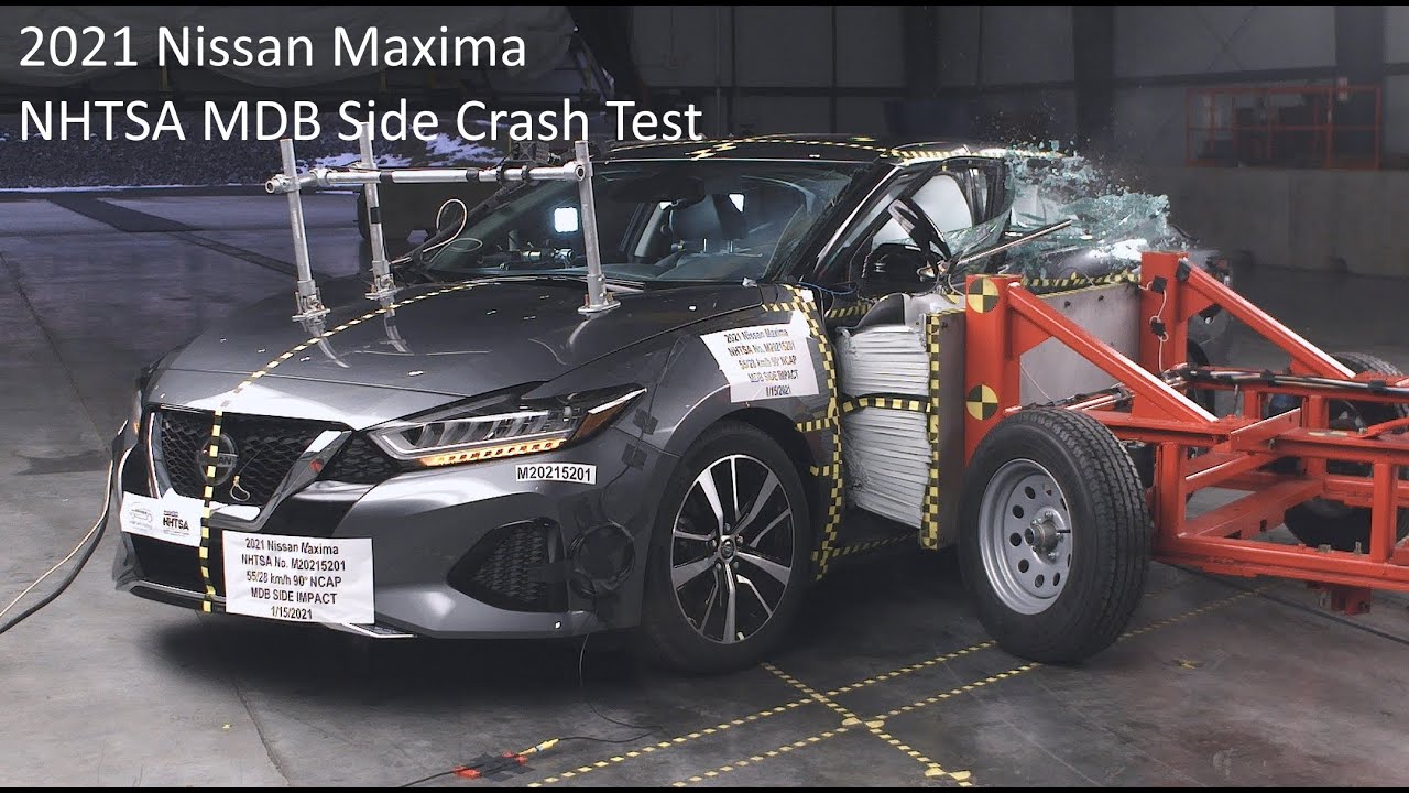2021-2023 Nissan Maxima NHTSA MDB Side Crash Test