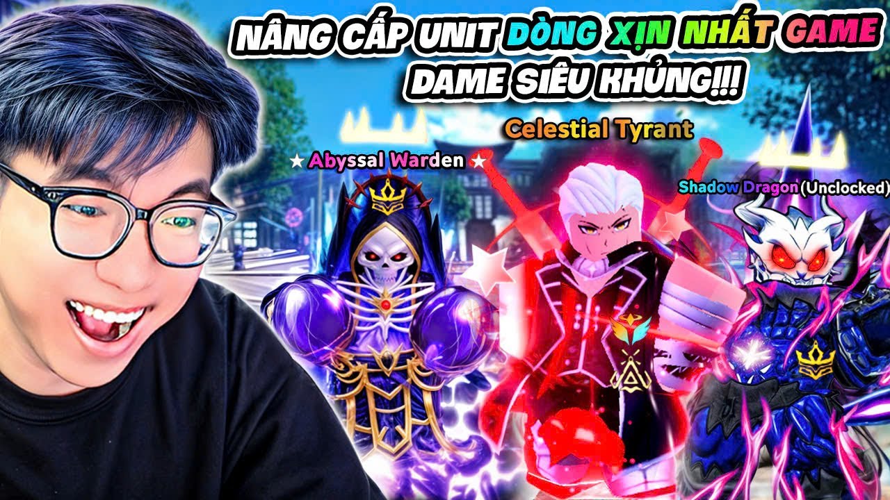 BI HUỲNH TEST THỬ SỨC MẠNH UNIT KHI CÓ DÒNG EMPEROR VÀ APEX 0,05% TRONG ANIME DEFENDERS